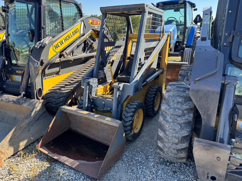 2002 New Holland LS120 skid steer at Baker and Sons Equipment